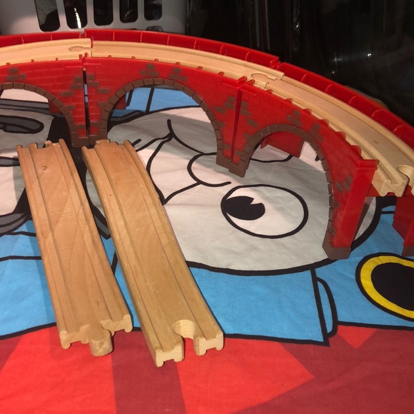 curved bridge w/ track & 2 ascending tracks - Picture 4 of 8